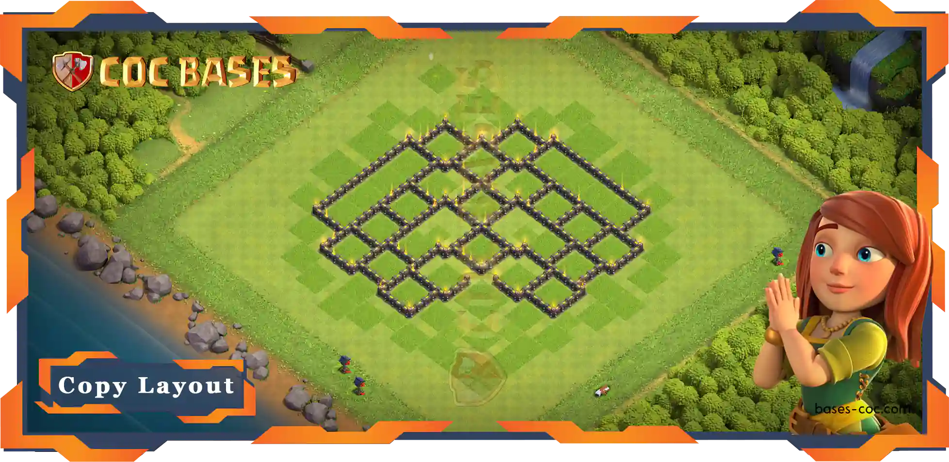 Town Hall 09 Base #62
