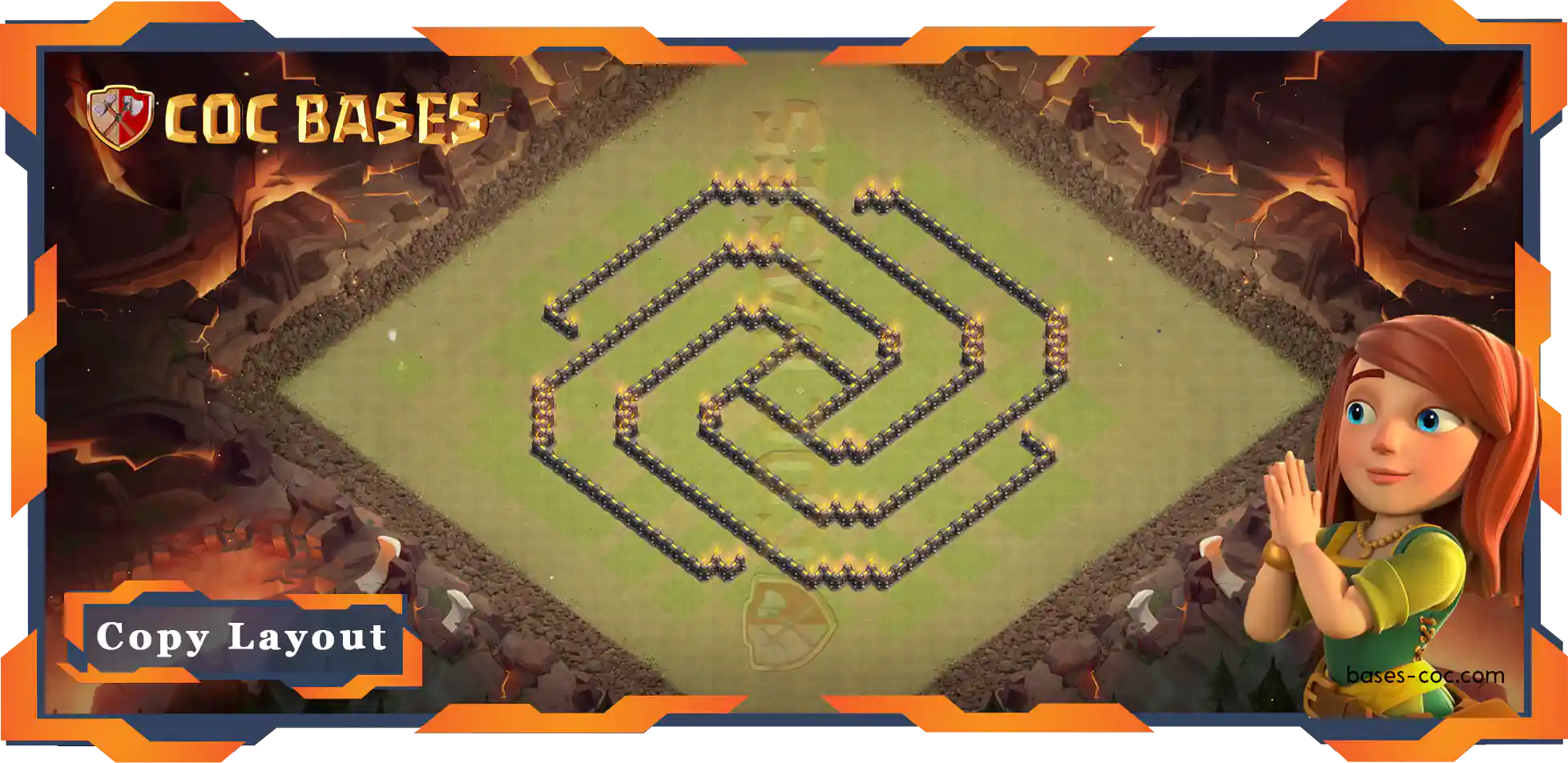Town Hall 09 Base #122