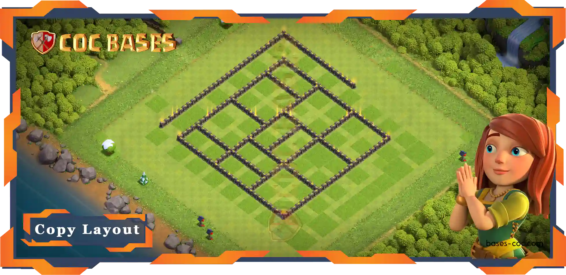 Town Hall 09 Base #107