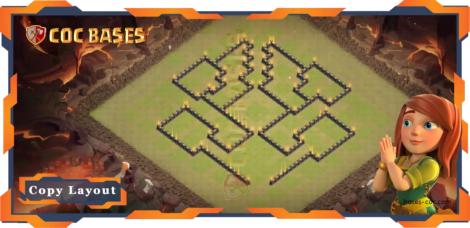 Town Hall 09 Base #125