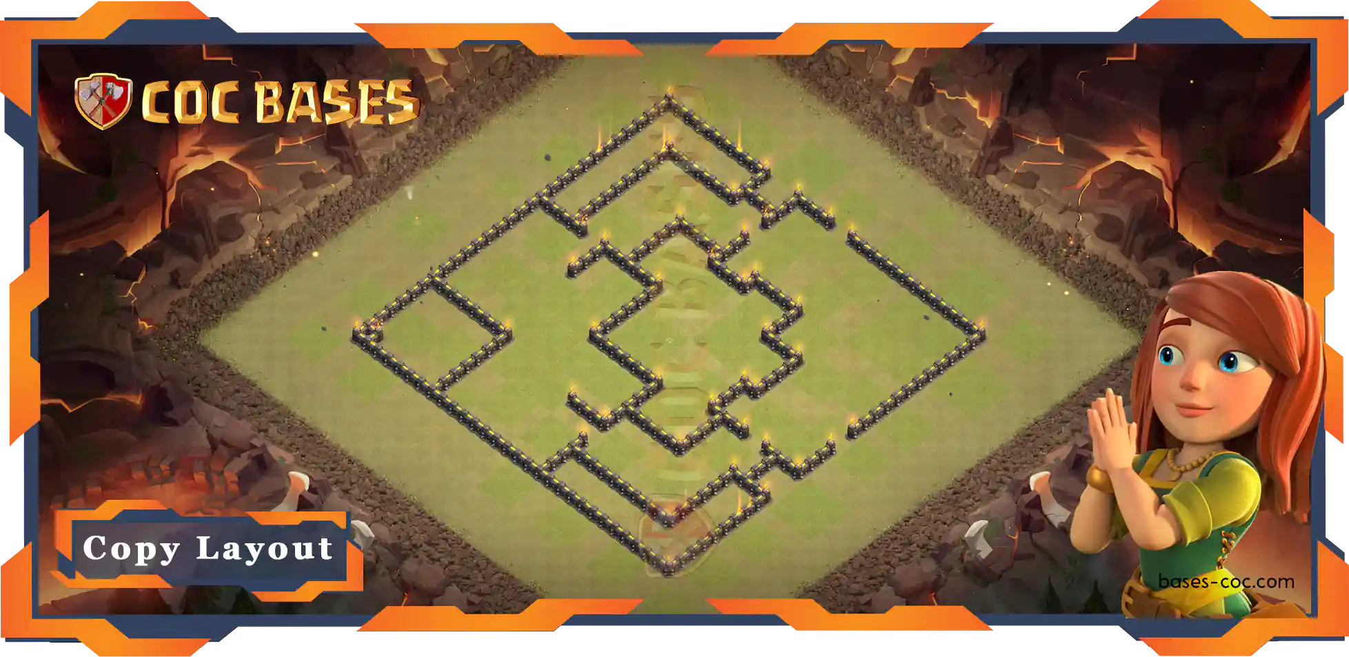 Town Hall 09 Base #105