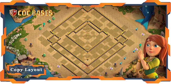 Town Hall 14 Base #92