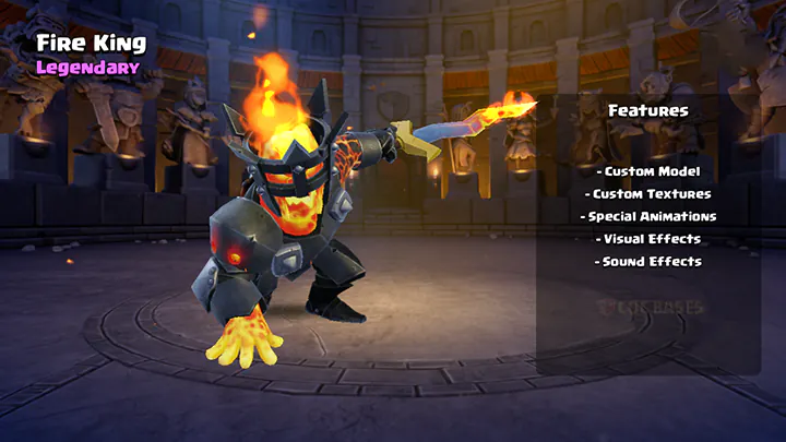 Fire King Hero Skin