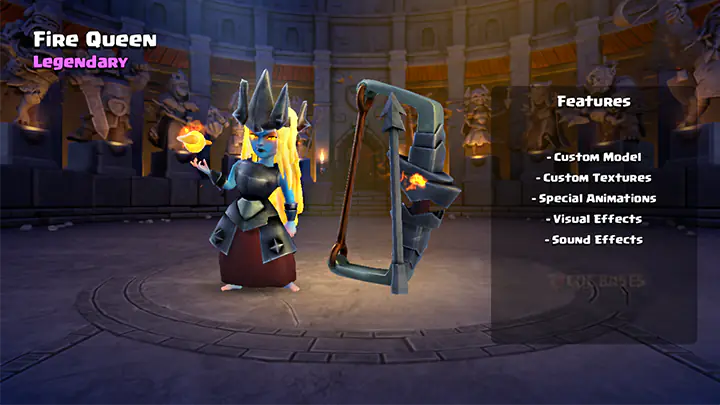 Fire Queen Hero Skin