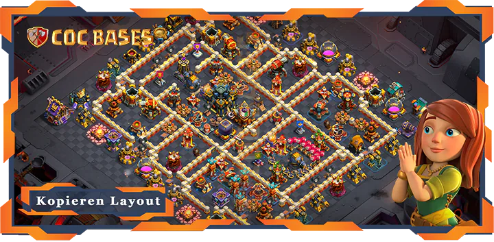 Beste Basis RH17 met Link, KriegCKL, Anti 3 Sterne layout - Clash of Clans (39)