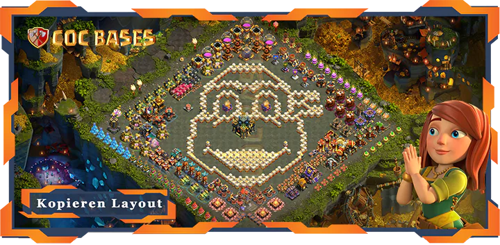 Beste Basis RH17 met Link, TrollSpaß layout - Clash of Clans (79)