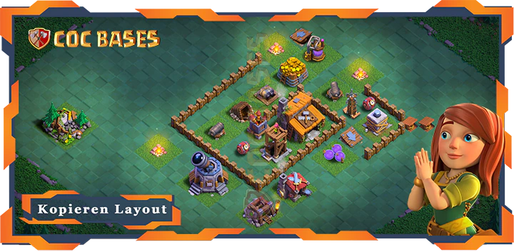 Beste Meisterhütte Basis Level 3 Layout - Clash of Clans MH3 (17)