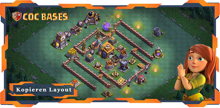 Beste Meisterhütte Level 07 Basis met Link - Clash of Clans MH07 (22)