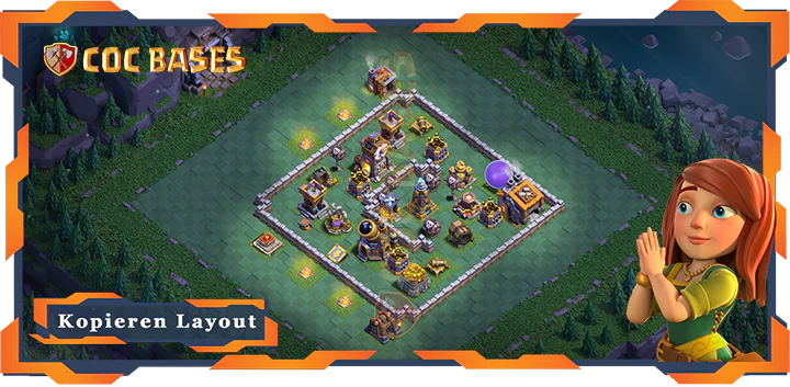 Beste Meisterhütte Level 09 Basis met Link - Clash of Clans MH09 (34)