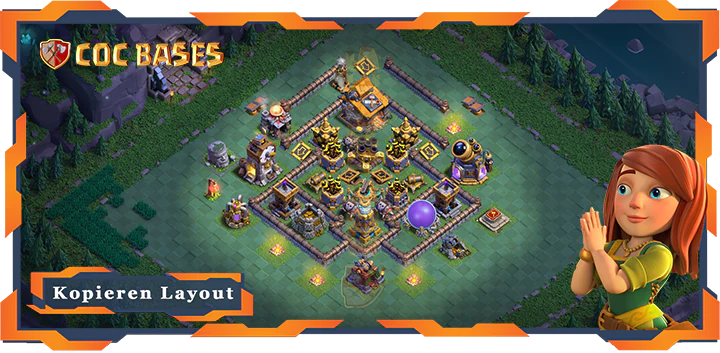 Beste Meisterhütte Level 10 Basis mit Link - Clash of Clans MH10 (37)