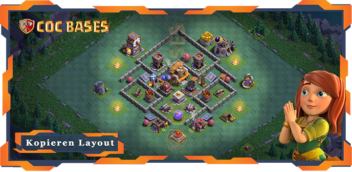 Beste Meisterhütte Level 5 Basis met Link - Clash of Clans MH05 (19)