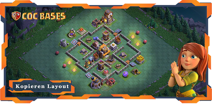 Beste Meisterhütte Level 5 Basis met Link - Clash of Clans MH05 (25)