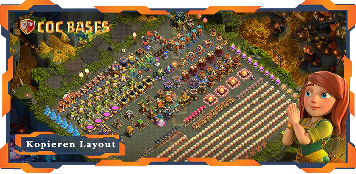 Beste Troll Basis RH17 met Link, Spaß layout - Clash of Clans (25)
