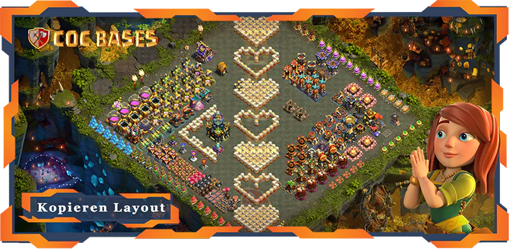 Beste TrollSpaß Basis RH17 met Link - Clash of Clans (72)