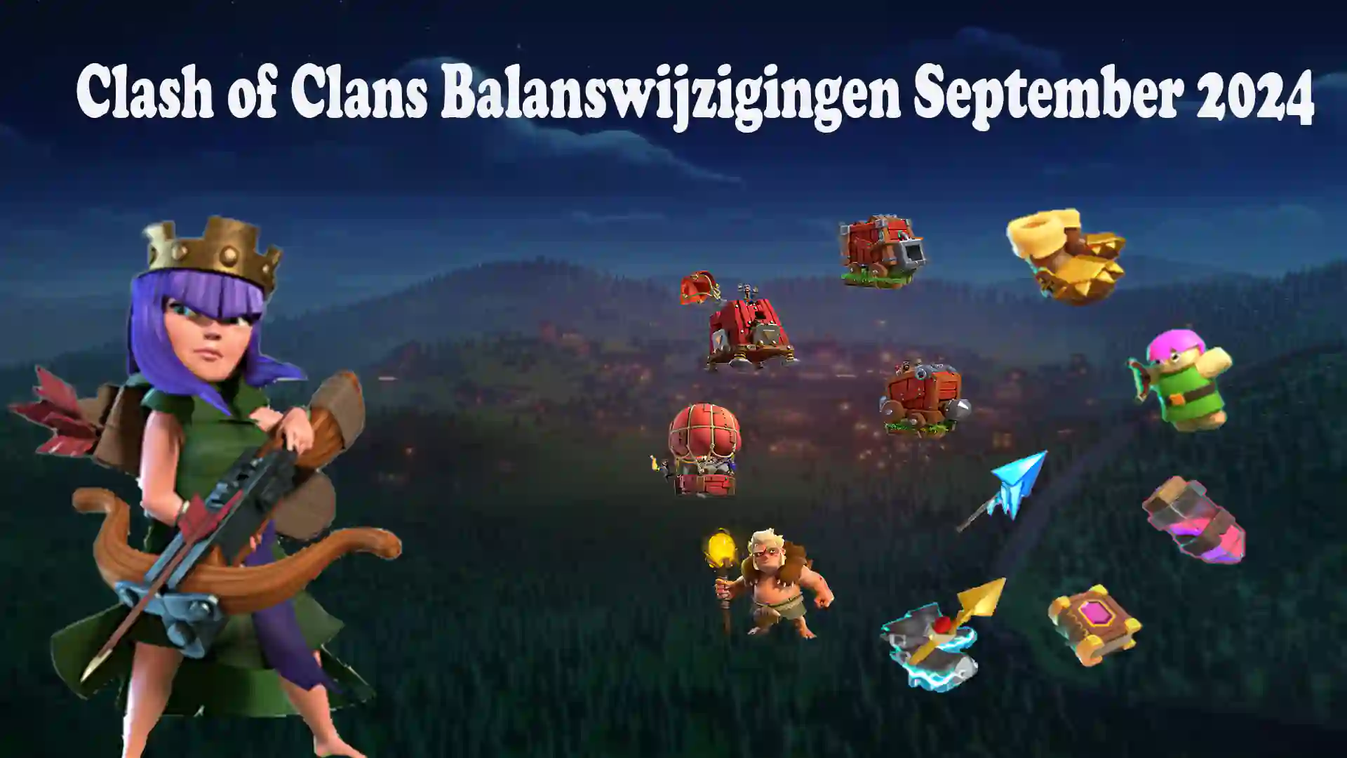 Clash of Clans Balanswijzigingen September 2024