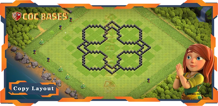 Town Hall 8 Base #61