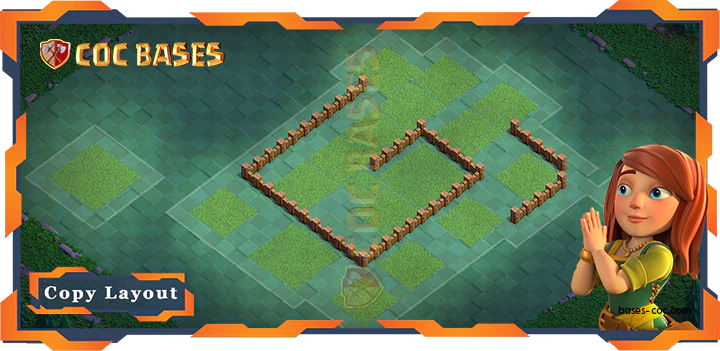 Coc Builder Bases Wall Best Builder Hall Base Level 3 Layout - Clash of Clans BH3 (17)