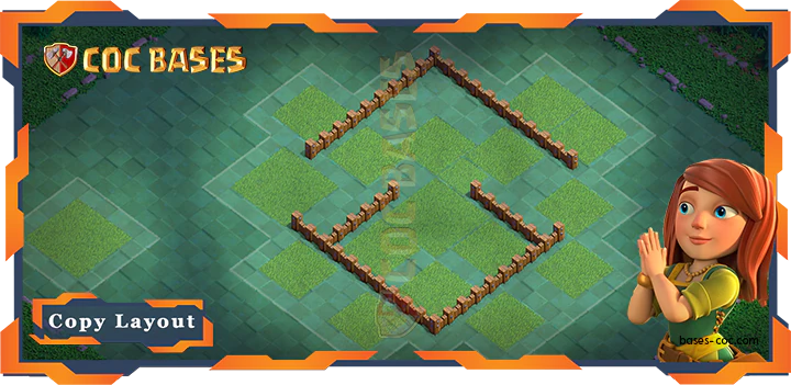Coc Builder Bases Wall Best Builder Hall Level 3, Anti 3 stars Layout - Clash of Clans BH3 (21)