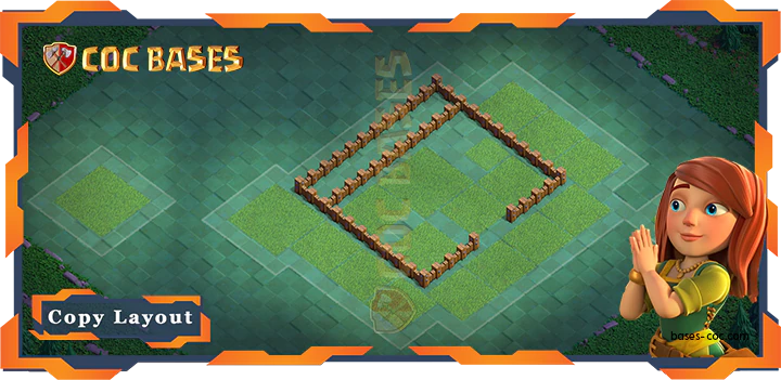 Coc Builder Bases Wall Best Builder Hall Level 3 Base Layout - Clash of Clans BH3 (20)