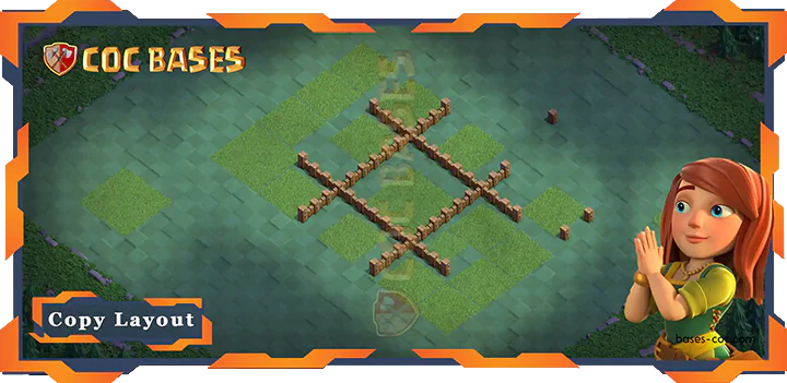 Coc Builder Bases Wall Best Builder Hall Level 3 Base, Max Level Layout - Clash of Clans BH3 (04)