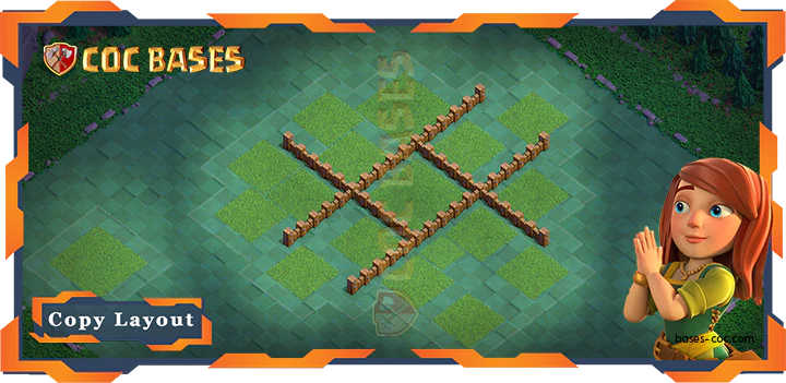 Coc Builder Bases Wall Best Builder Hall Level 3 Base Max Levels Layout - Clash of Clans BH3 (19)