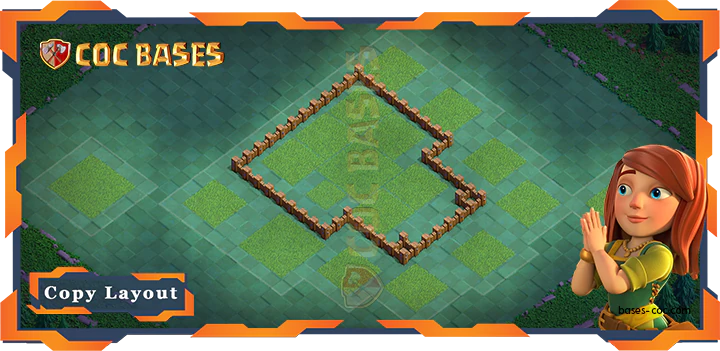 Coc Builder Bases Wall Builder Hall Level 3, Anti Everything Layout - Clash of Clans BH3 (10)
