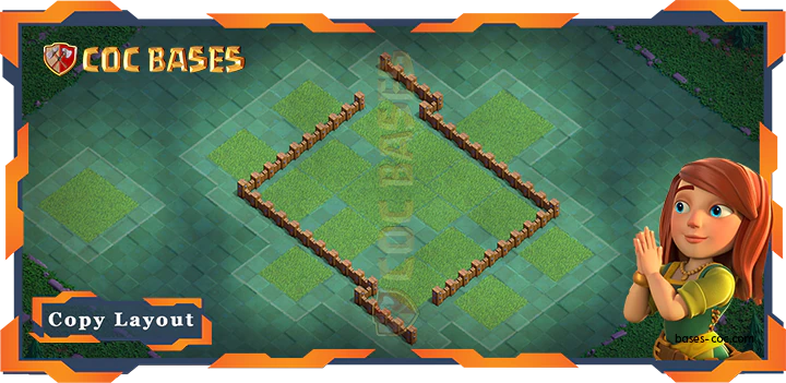 Coc Builder Bases Wall Top Builder Hall Level 3 Base, Anti Everything Layout - Clash of Clans BH3 (16)