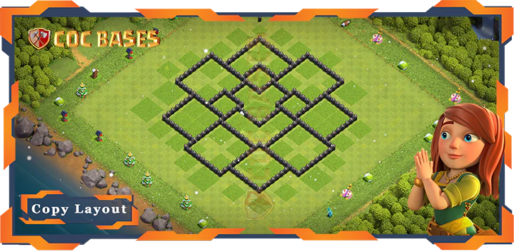 Town Hall 8 Base #64