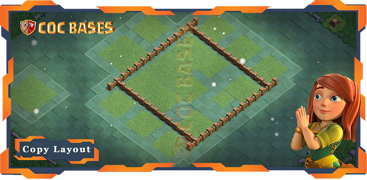 Coc bases English walls Top Builder Hall Level 3, Anti 3 stars Layout Clash of Clans BH3 (11)