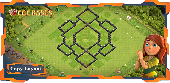 Town Hall 8 Base #74