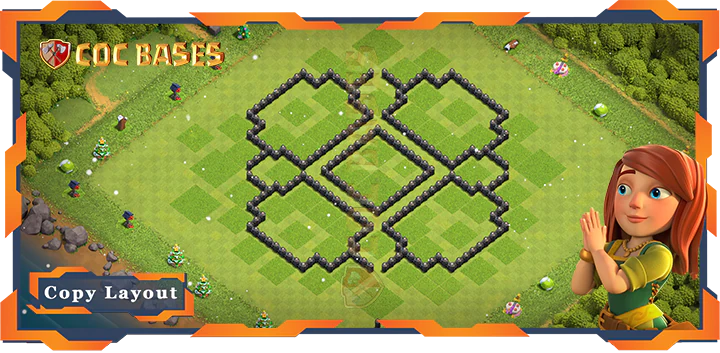 Town Hall 8 Base#79