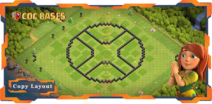 Town Hall 8 Base#139