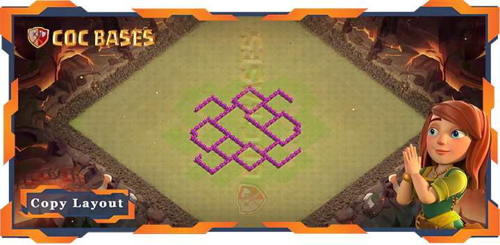 Town Hall 6 Base#100