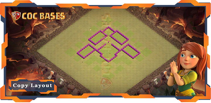 Town Hall 6 Base#115