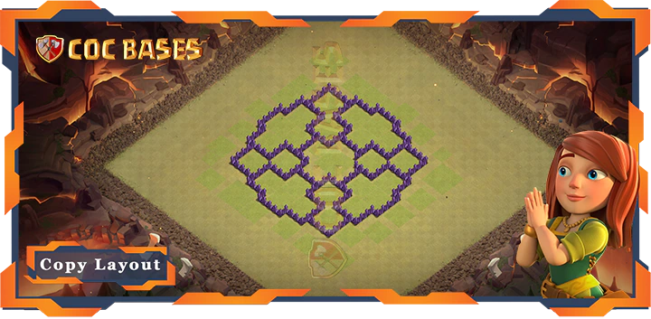 Town Hall 7 Base#61