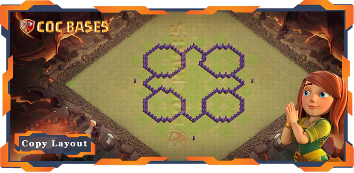 Town Hall 7 Base#85
