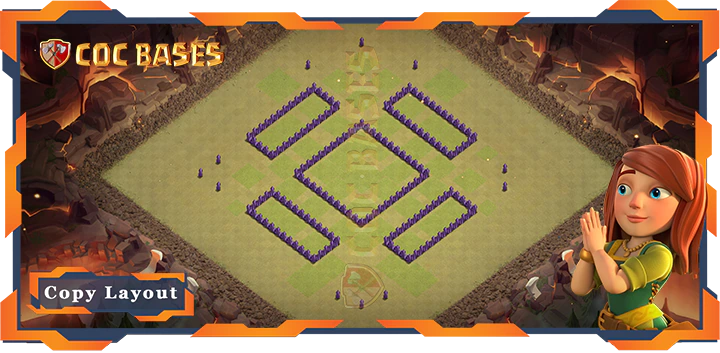 Town Hall 7 Base#108