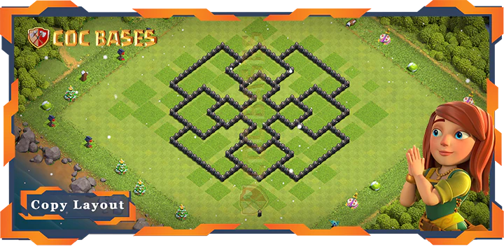 Town Hall 8 Base#101