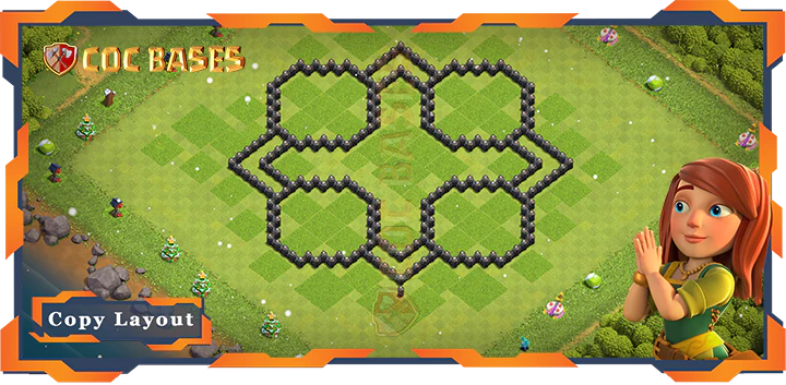 Town Hall 8 Base#109
