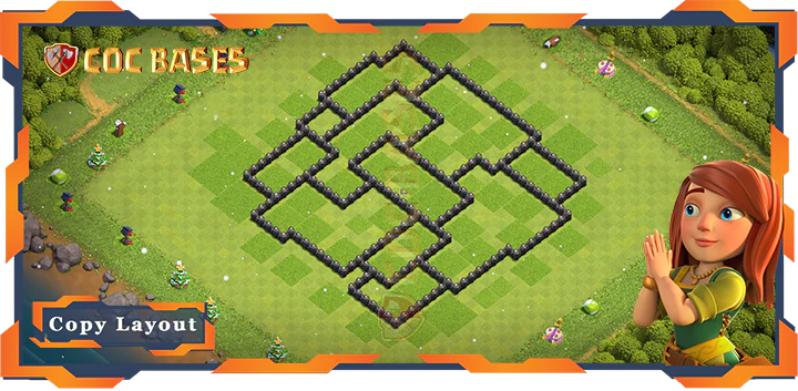 Town Hall 8 Base#85
