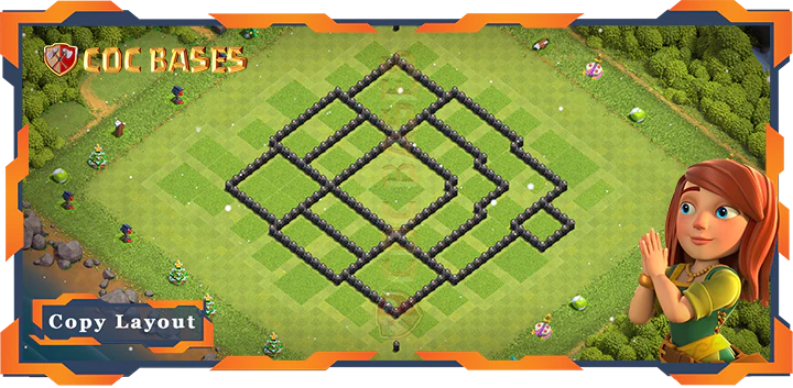 Town Hall 8 Base#107