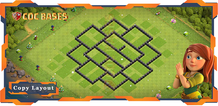 Town Hall 8 Base #65