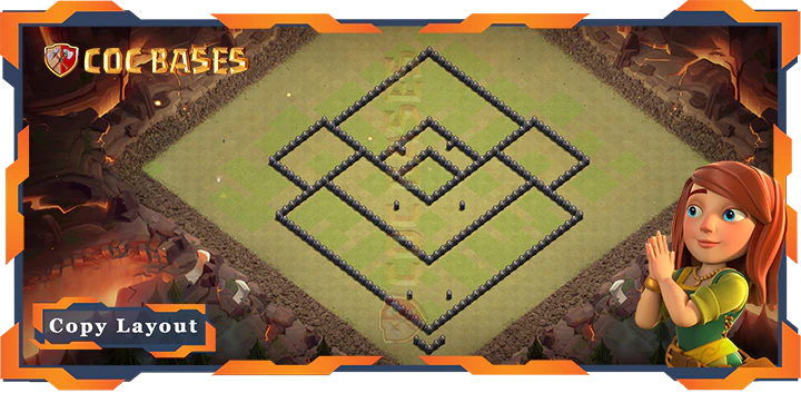 Town Hall 8 Base#106