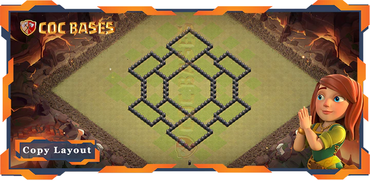 Town Hall 8 Base#76