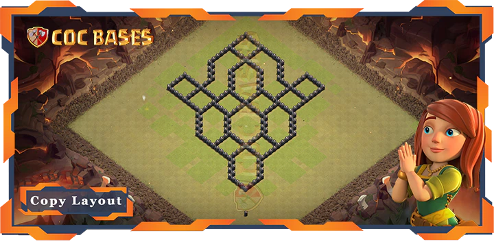 Town Hall 8 Base#131
