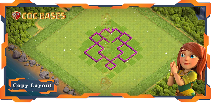 Town Hall 6 Base#96