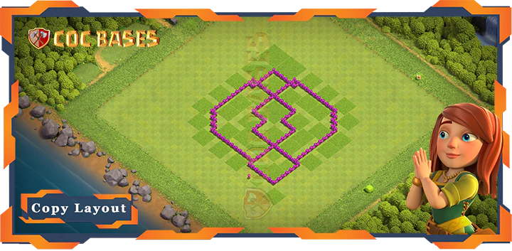 Town Hall 6 Base#124