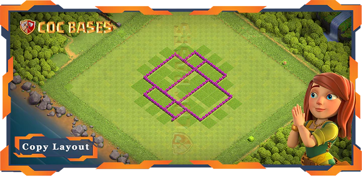 Town Hall 6 Base#132