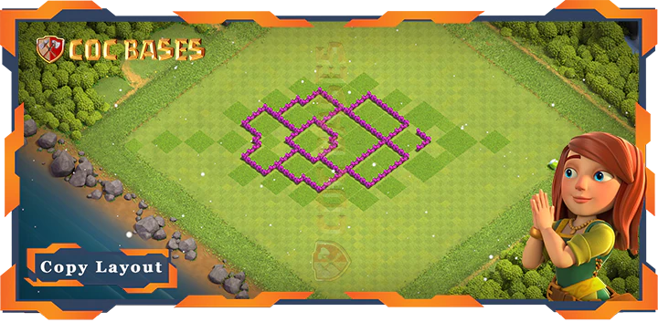 Town Hall 6 Base#86