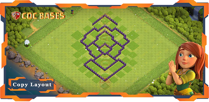 Town Hall 7 Base#73